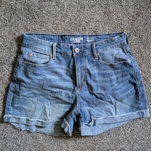 High Rise Denim Shorts